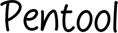 Pentool font