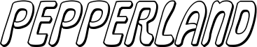 Pepperland 3D Italic