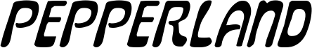Pepperland Expanded Italic