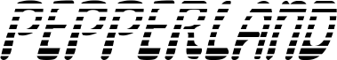 Pepperland Gradient Italic