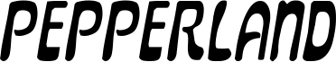 Pepperland Semi-Italic Schriftart