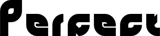 Preview of the Perfect font