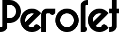 Perolet Bold