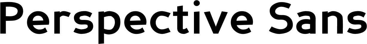 Perspective Sans Bold font