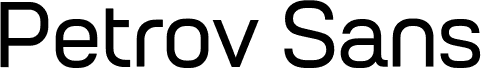 Petrov Sans Regular