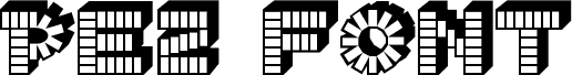 PEZ font