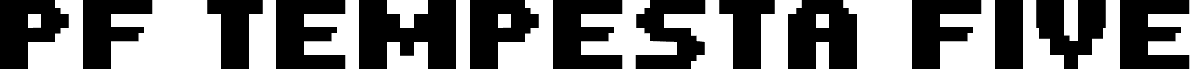 PF Tempesta Five Condensed Bold