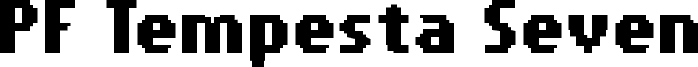 PF Tempesta Seven Compressed Bold