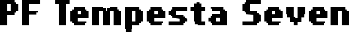 PF Tempesta Seven Condensed Bold