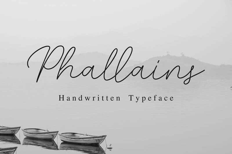 Phallains Шрифт
