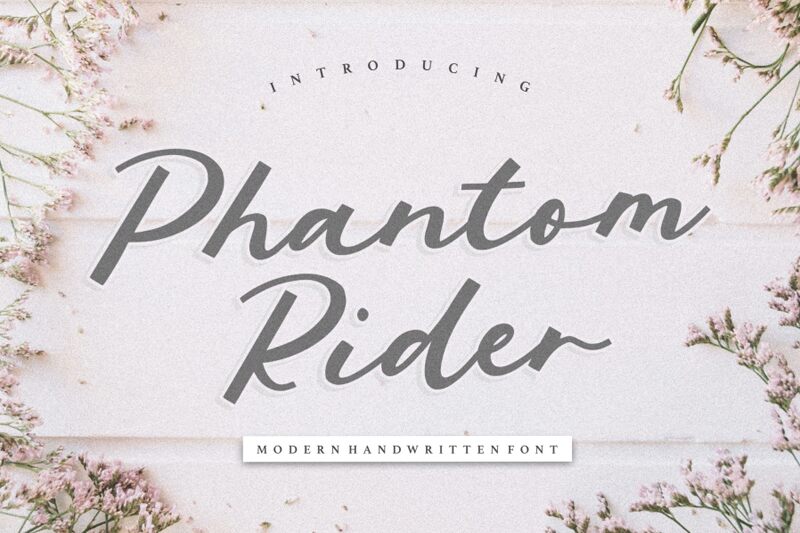 Phantom Rider Fonte