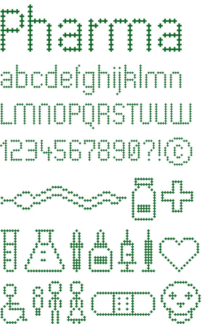 PharmaCare Schriftart