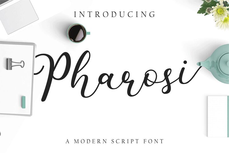 Pharosi Schriftart