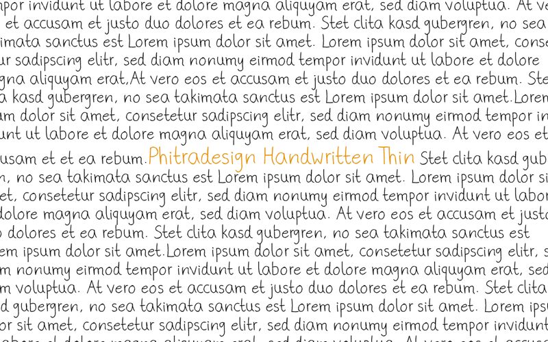 phitradesign Handwritten Czcionka