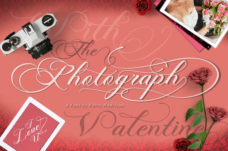 Photograph Script Schriftart