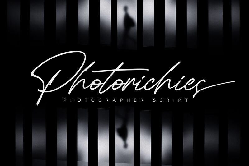 Photorichies Schriftart