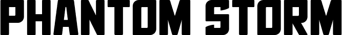 Phantom Storm Expanded font