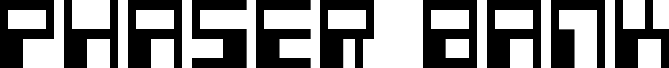Anteprima del carattere Phaser Bank Condensed