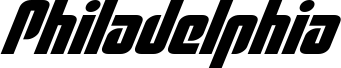 Philadelphia Expanded Italic
