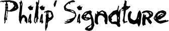 Philip' Signature