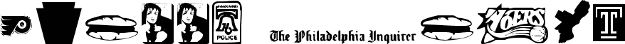 Preview of the Philly Dings font