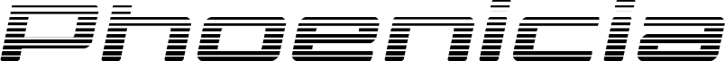 Phoenicia Lower Case Gradient Italic