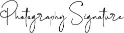 Photography Signature
