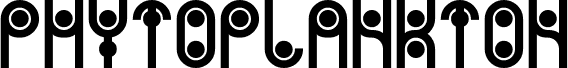 Попередній перегляд шрифту PHYTOPLANKTON Bold