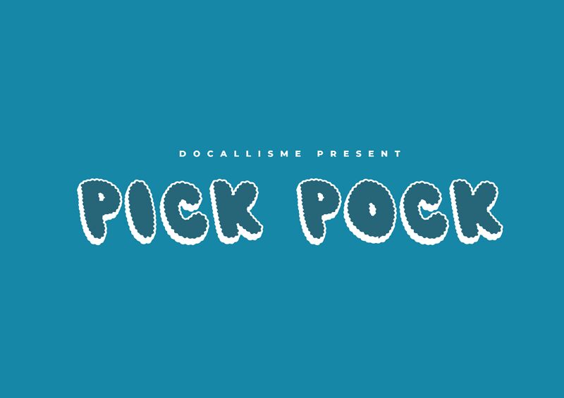 PICK POCK Шрифт