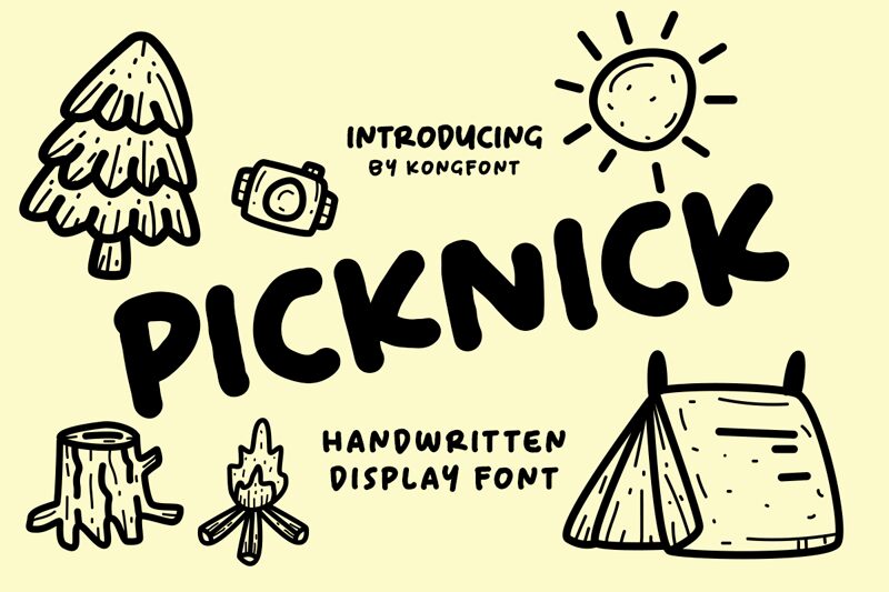 Picknick Czcionka
