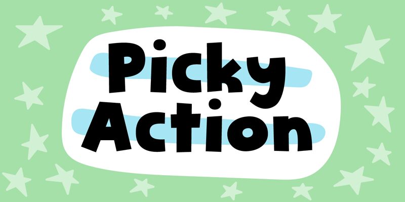 Picky Action Czcionka