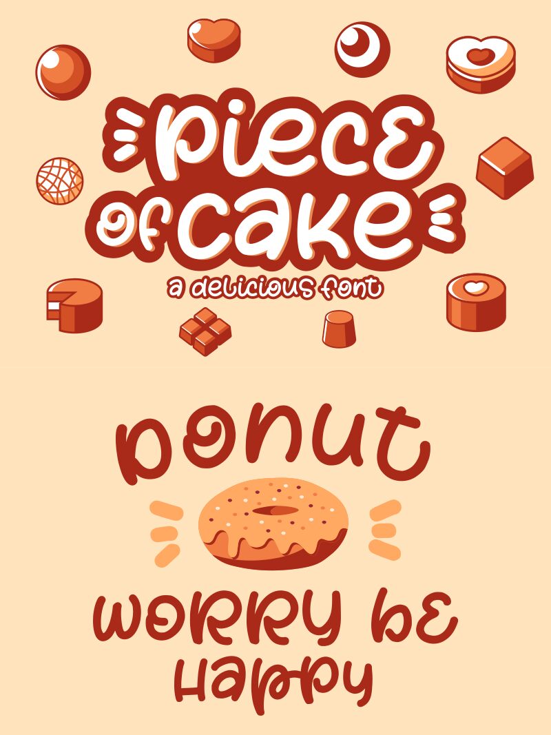 Piece of Cake Schriftart