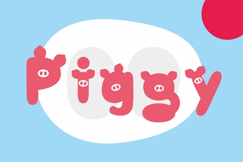 Piggy Schriftart