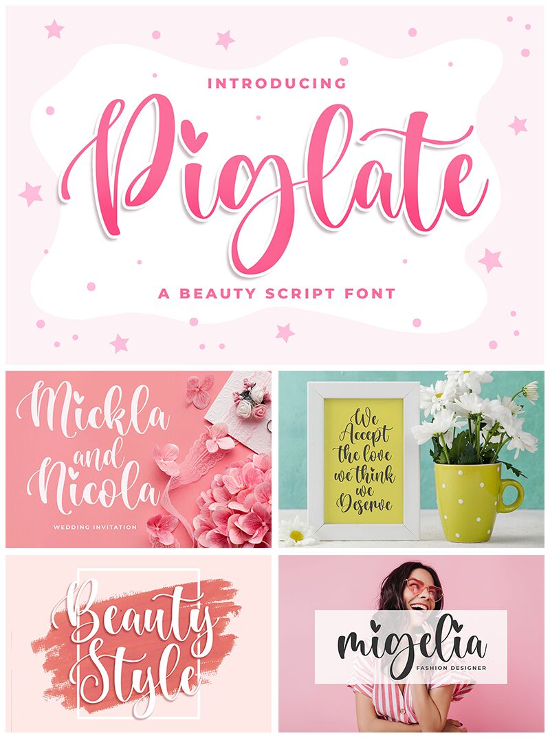 Piglate Font
