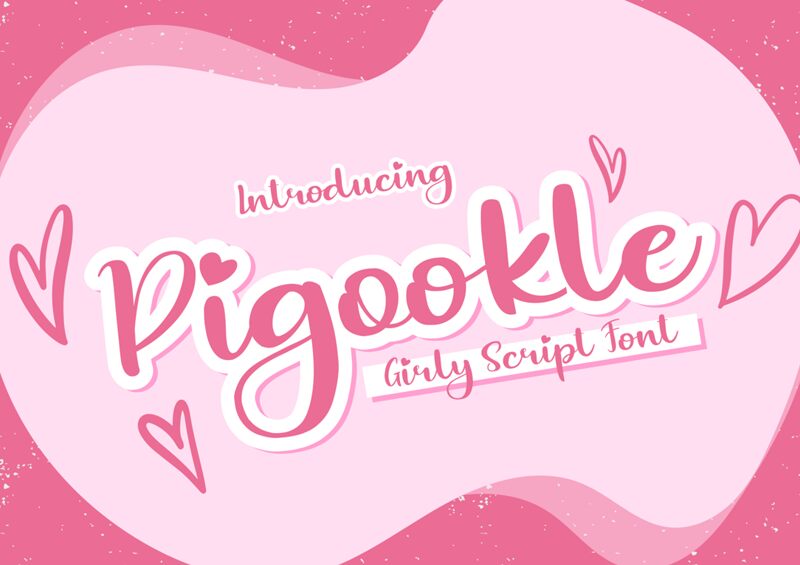 Pigookleフォントの紹介と見本