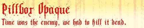 Pillbox Schriftart