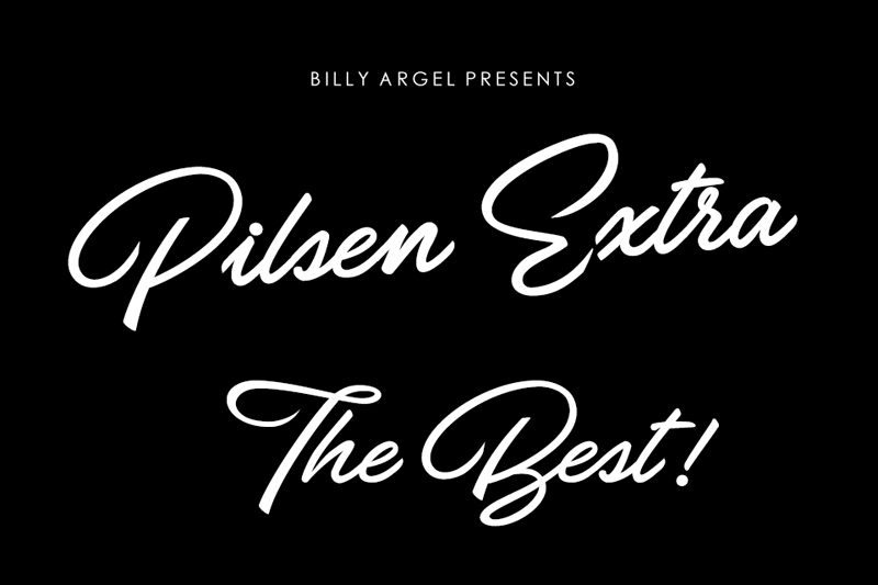 Pilsen Extra Schriftart