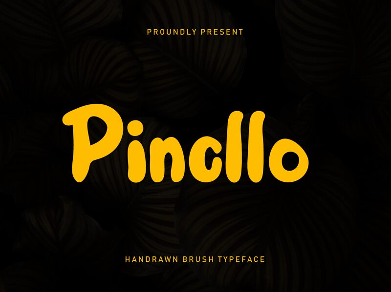 Pincllo Schriftart
