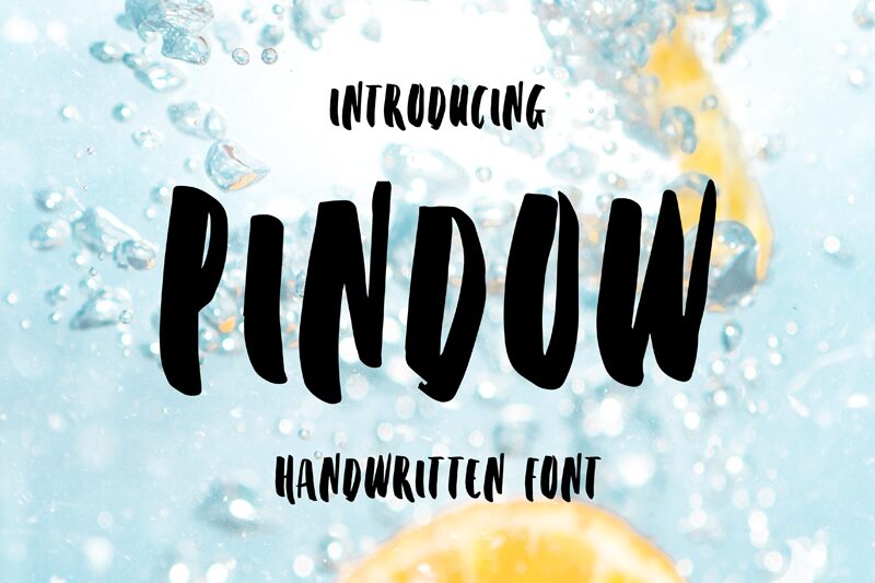 PINDOW Schriftart
