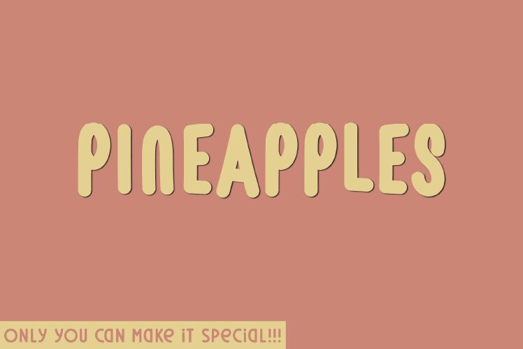 Pineapples Czcionka