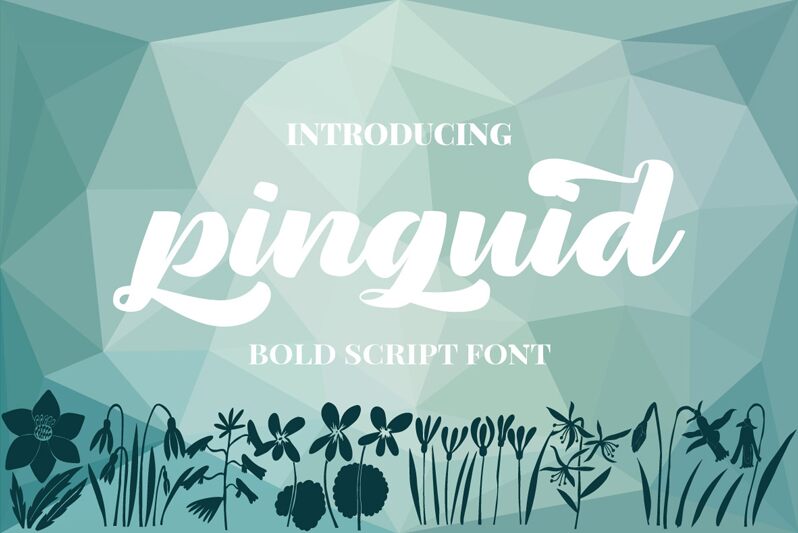 Pinguid Schriftart