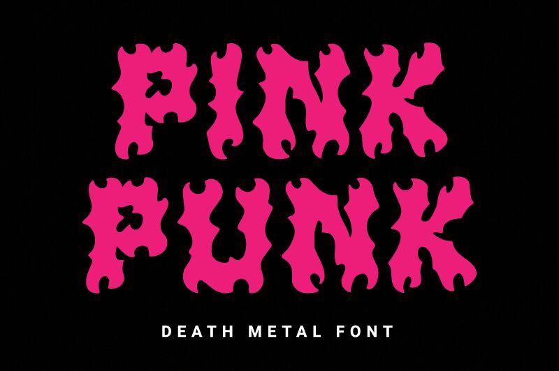 Pink Punk Schriftart