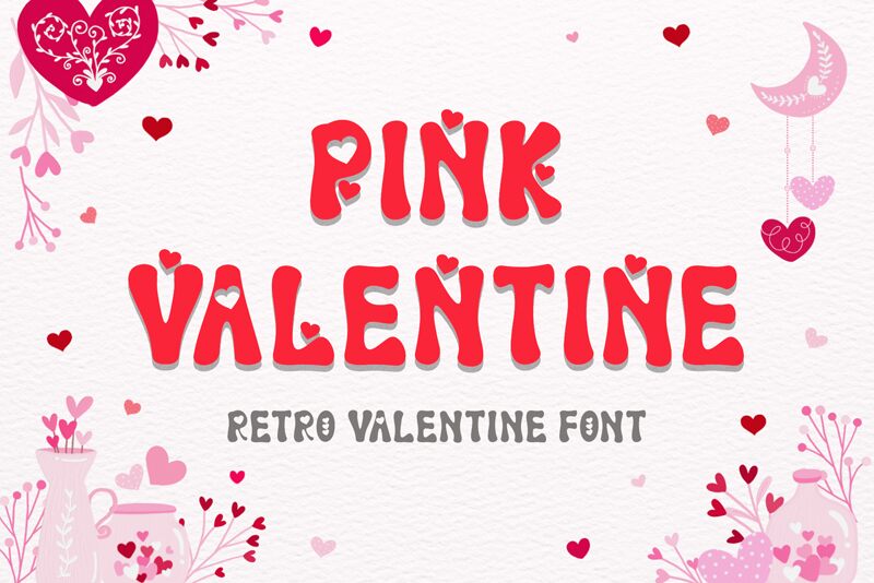 Pink Valentine Czcionka