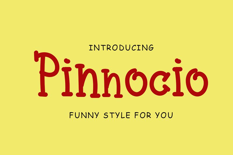 Pinnocio الخط