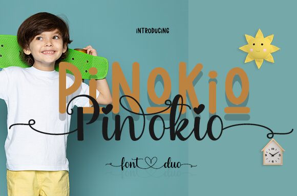 Pinokia Display Schriftart