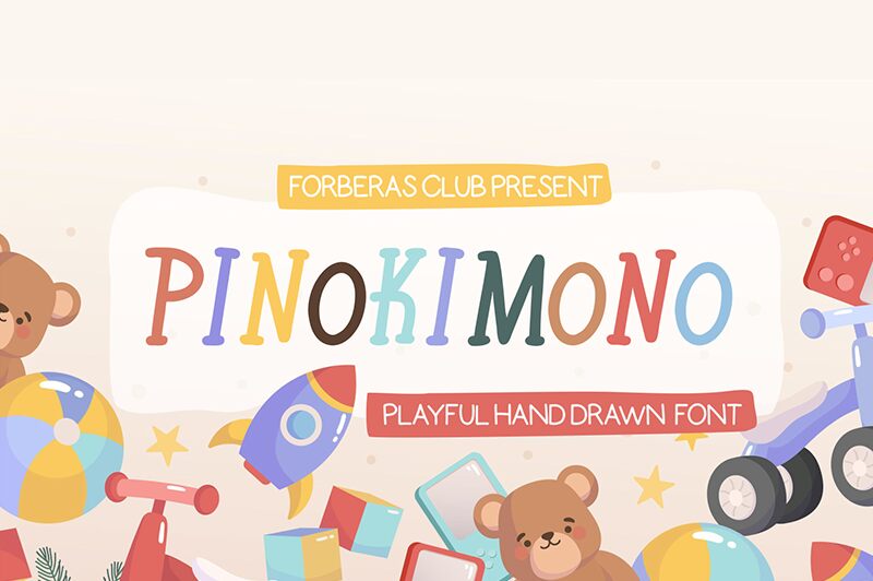 Pinokimono Schriftart