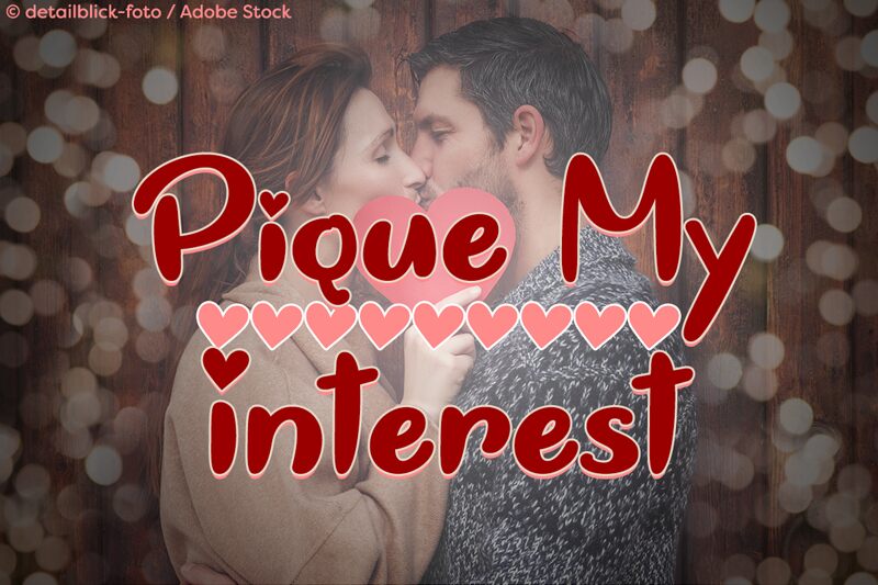 Pique My Interest Czcionka