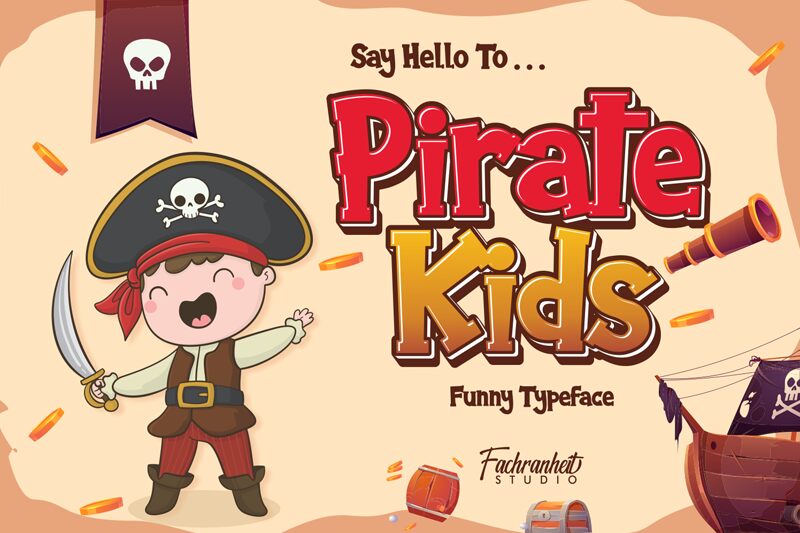 Pirate Kids Fonte