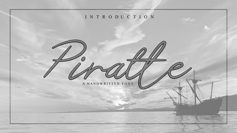 Piratte Diarys Schriftart