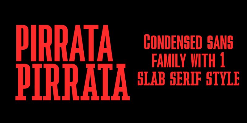 Pirrata Schriftart
